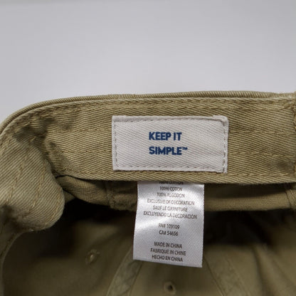 Be Kind Life Is Good Slideback Hat Tan One Size Adjustable Keep It Simple