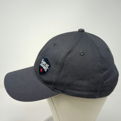 Snapback Gray One Size Hat Samuel Adams Beer Embroidered Cotton 6 Panel