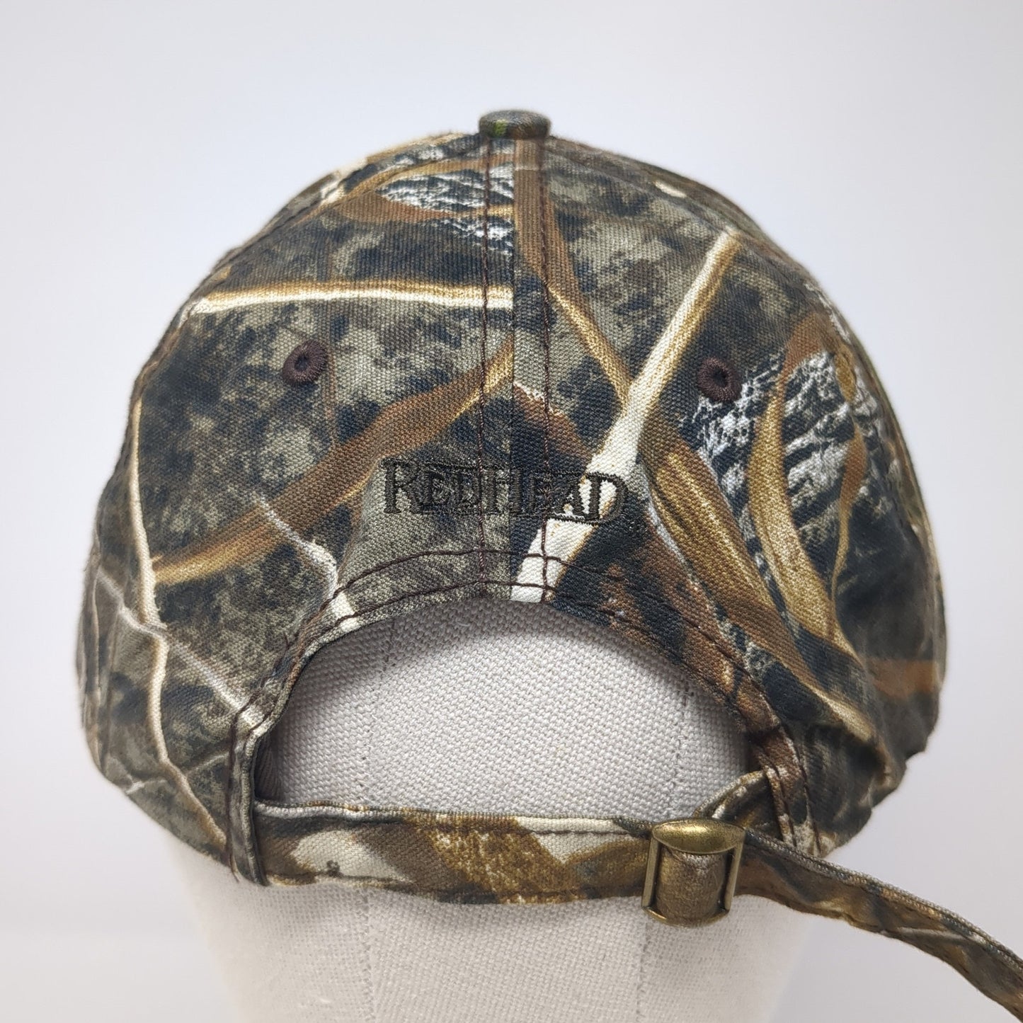 Red Head Baseball Cap Multicolor One Size Adjustable Embroidered Camouflage