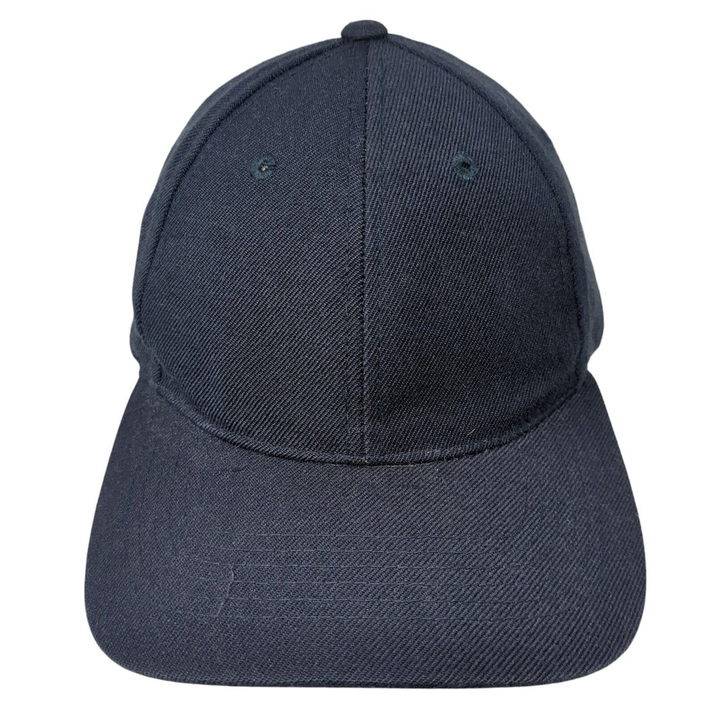 Lids Strapback Hat Blue One Size Adjustable Vented Holes 6 Panel Blank