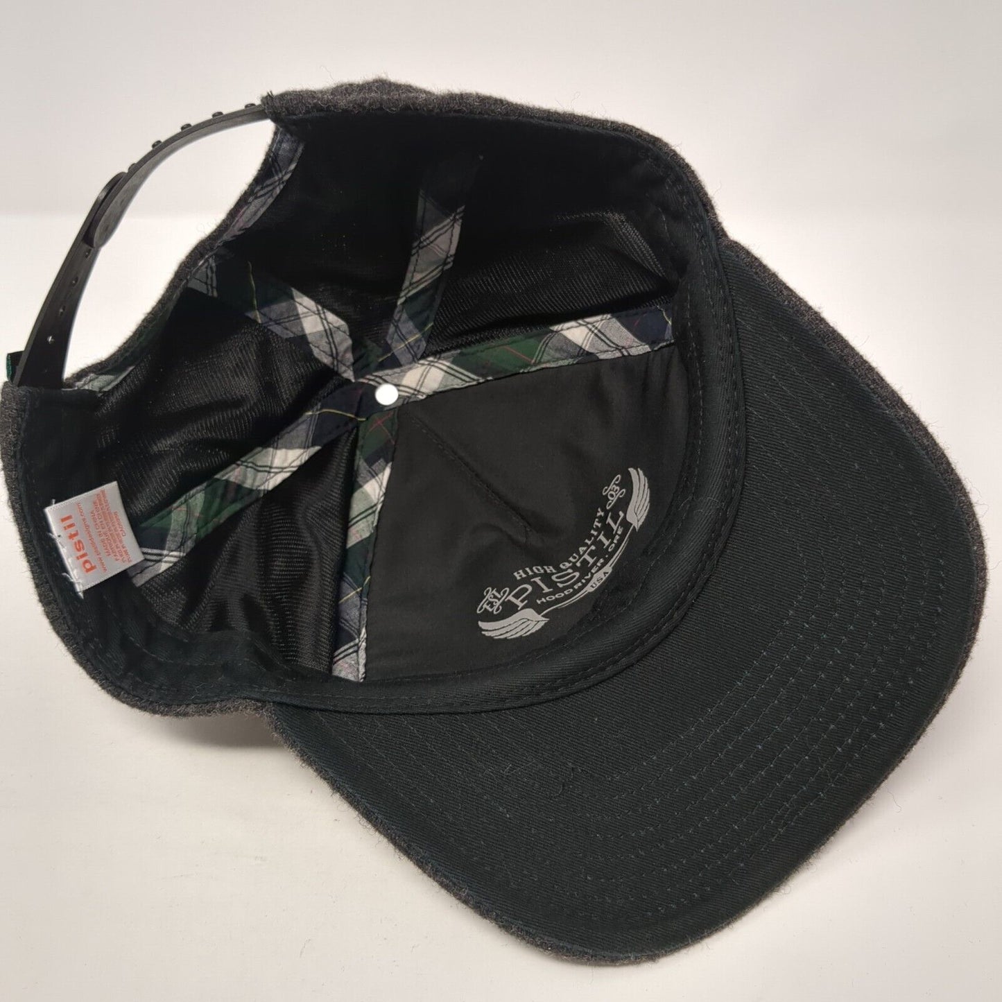 Wolf Snapback Hat Gray One Size Adjustable Colorblock Outdoor Pistil