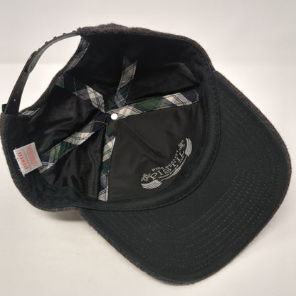 Wolf Snapback Hat Gray One Size Adjustable Colorblock Outdoor Pistil