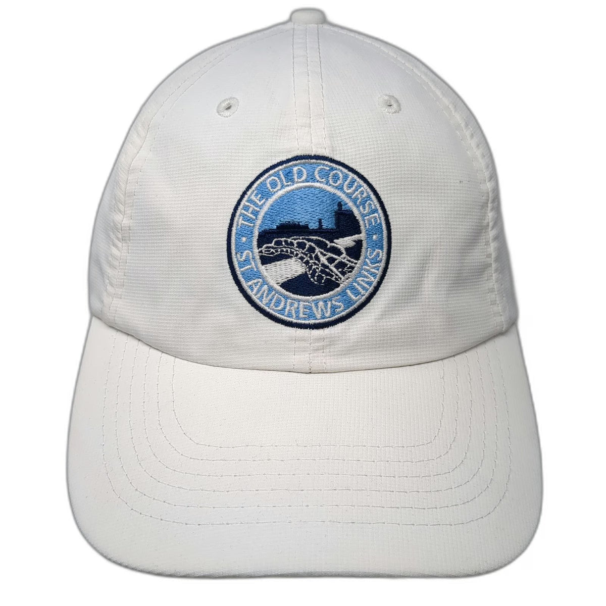 The Swilcan Bridge Collection Baseball Cap White One Size St Andrews Links Hat