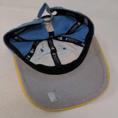 Denver Nuggets Slideback Hat Blue Yellow OSFM New Era 9Twenty Embroidered NBA