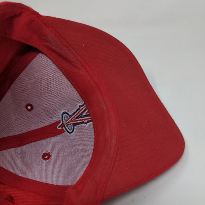 Los Angeles Angels MLB Strapback Hat Redd OSFM Embroidered Logo