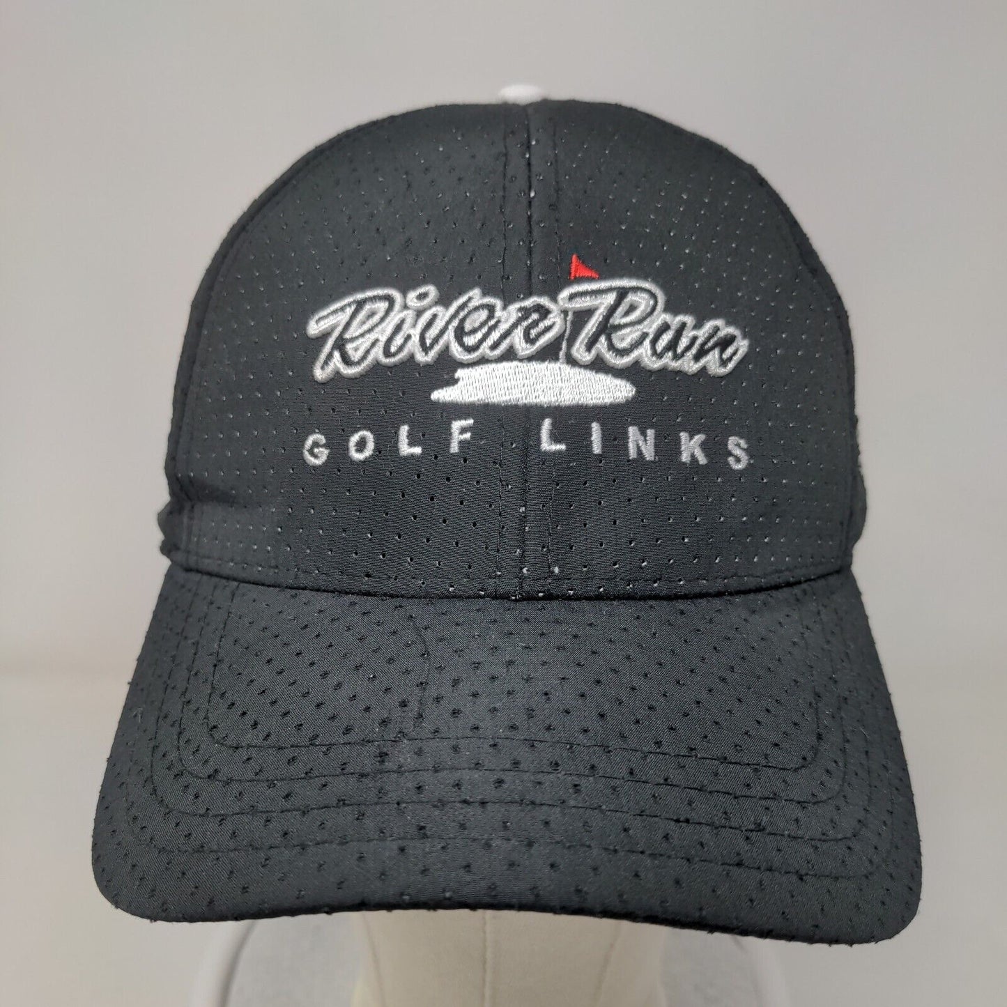 River Run Golf Links Strapback Hat Black One Size City Of Bradenton