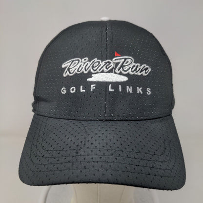 River Run Golf Links Strapback Hat Black One Size City Of Bradenton