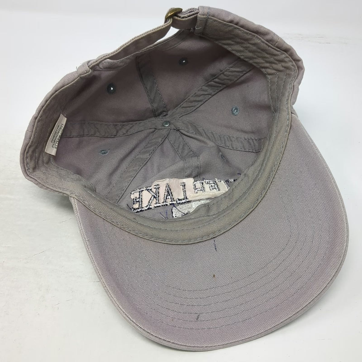 Otter Lake Camp Resort PA Baseball Cap Gray One Size Slideback Adjustable Hat