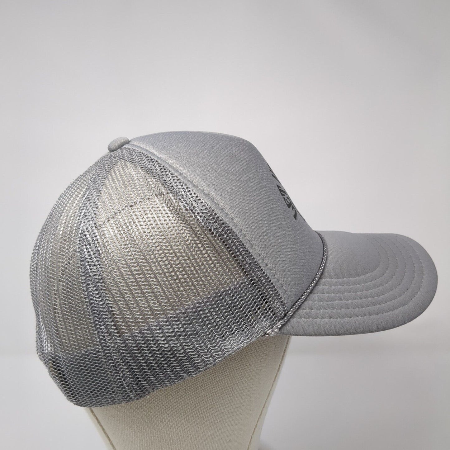 Let Us Worship Snapback Rope Trucker Hat Gray One Size Mesh Back Otto