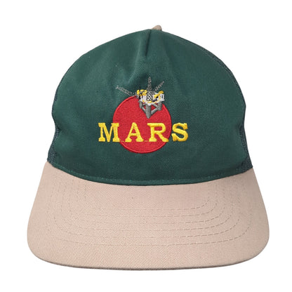 Mars Snapback Trucker Hat Multi One Size Mesh Back Colorblock Young An