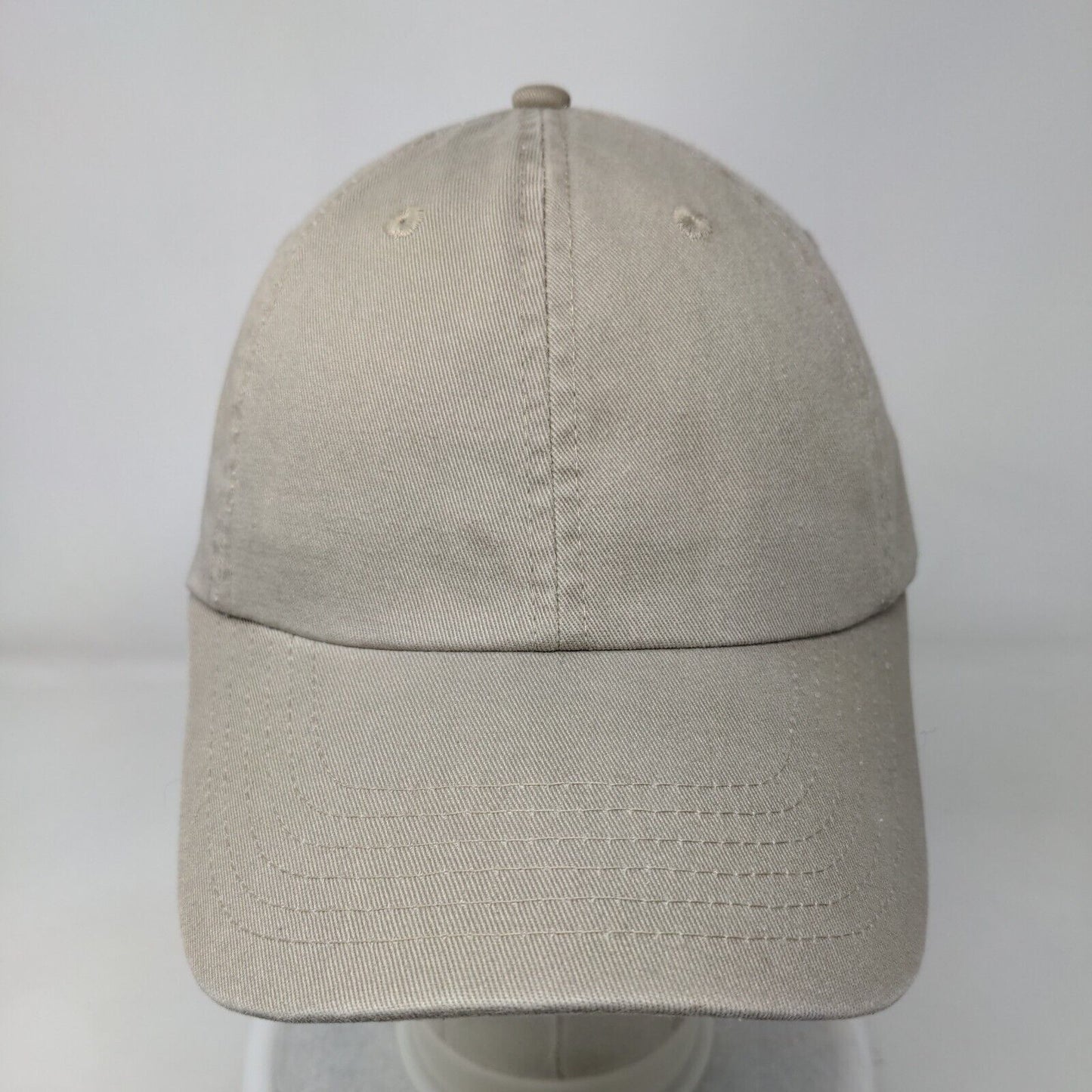 JT Jack Threads Slideback Hat Tan One Size Adjustable Solid Blank