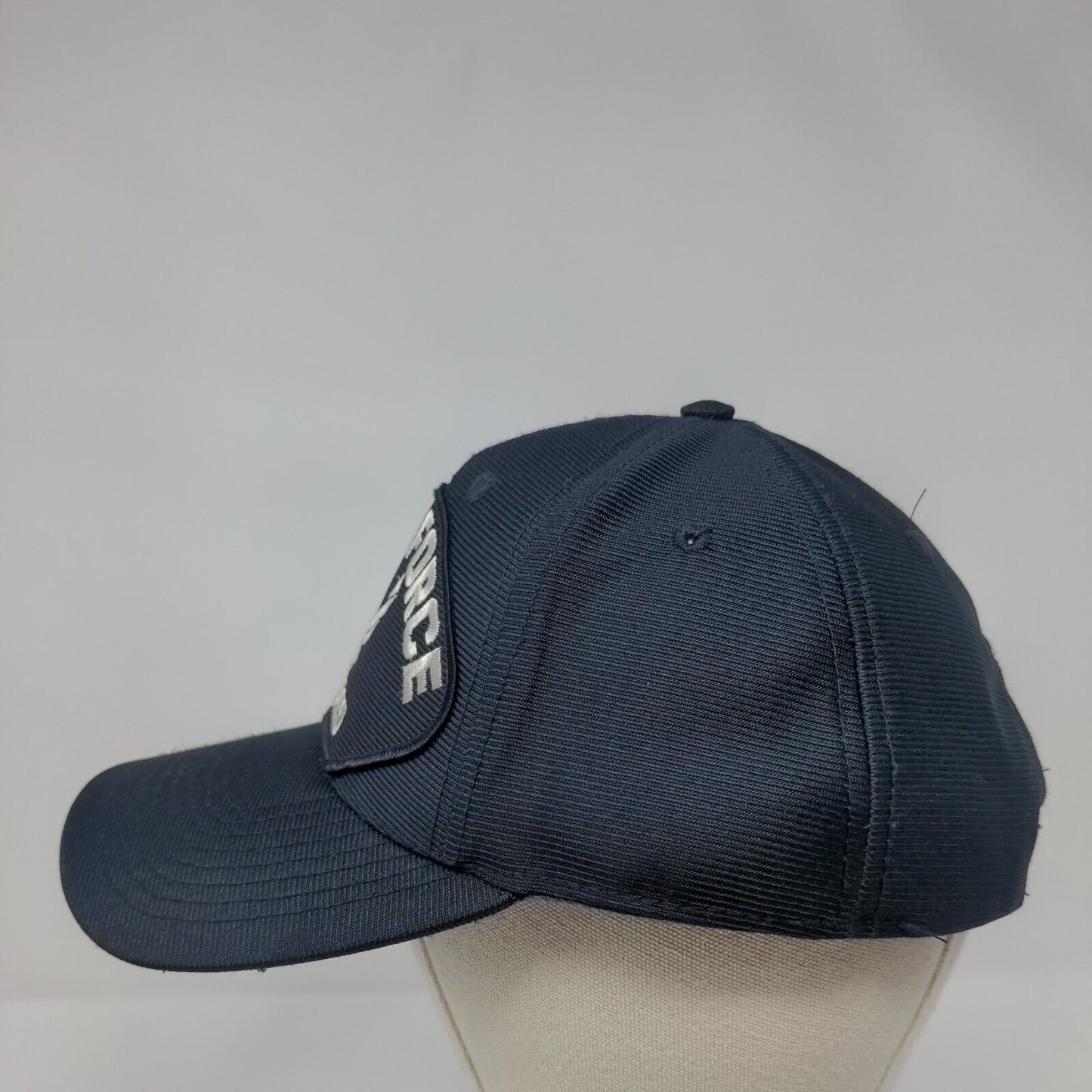 US Air Force Retired Snapback Hat Blue One Size Adjustable 6 Panel
