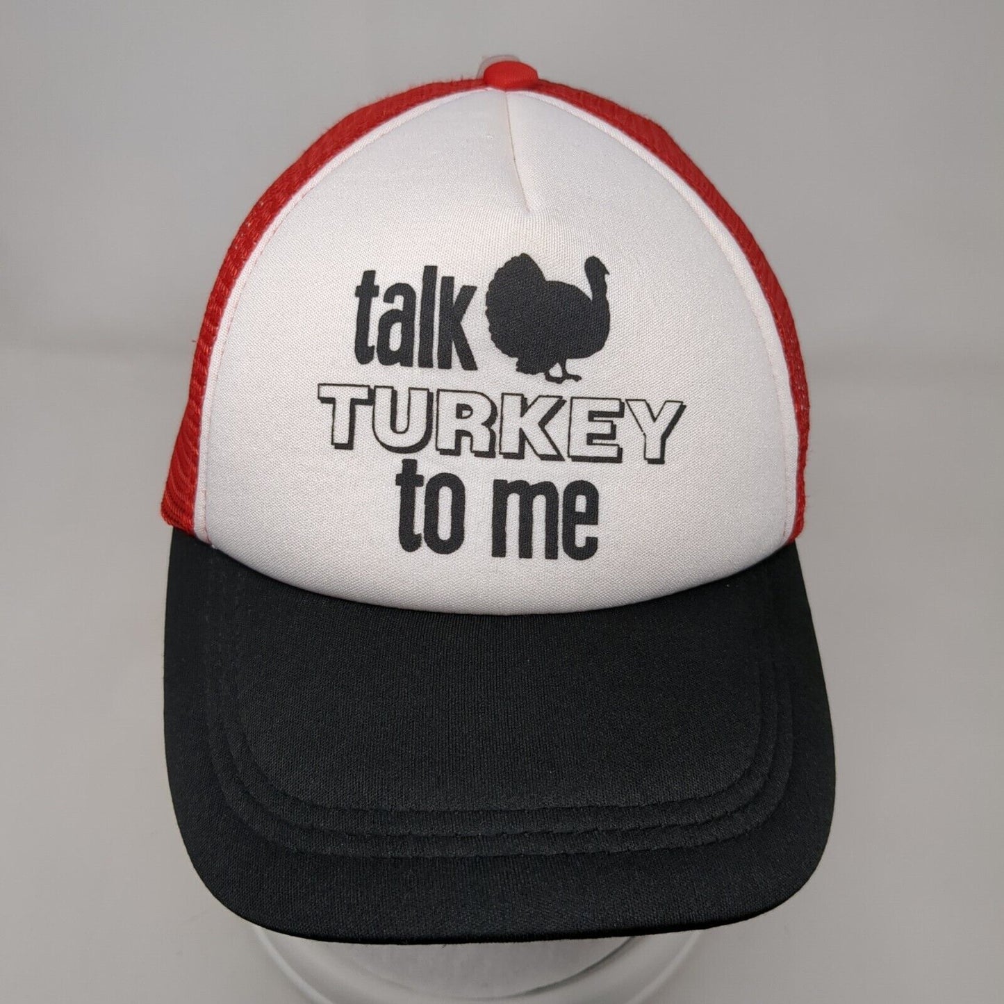 Talk Turkey To Me Snapback Mesh Back Trucker Hat Multi One Size Colorblock