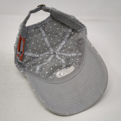 Philadelphia Flyers NHL Zephyr Gray One Size Cap All Over Dot Pattern Strapback