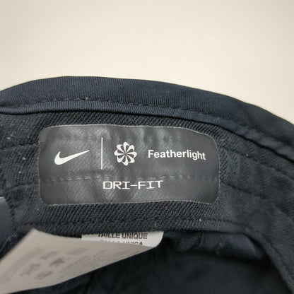 Nike Baseball Cap Black One Size Featherlight Dri-FIT Adjustable Swoosh Logo Hat