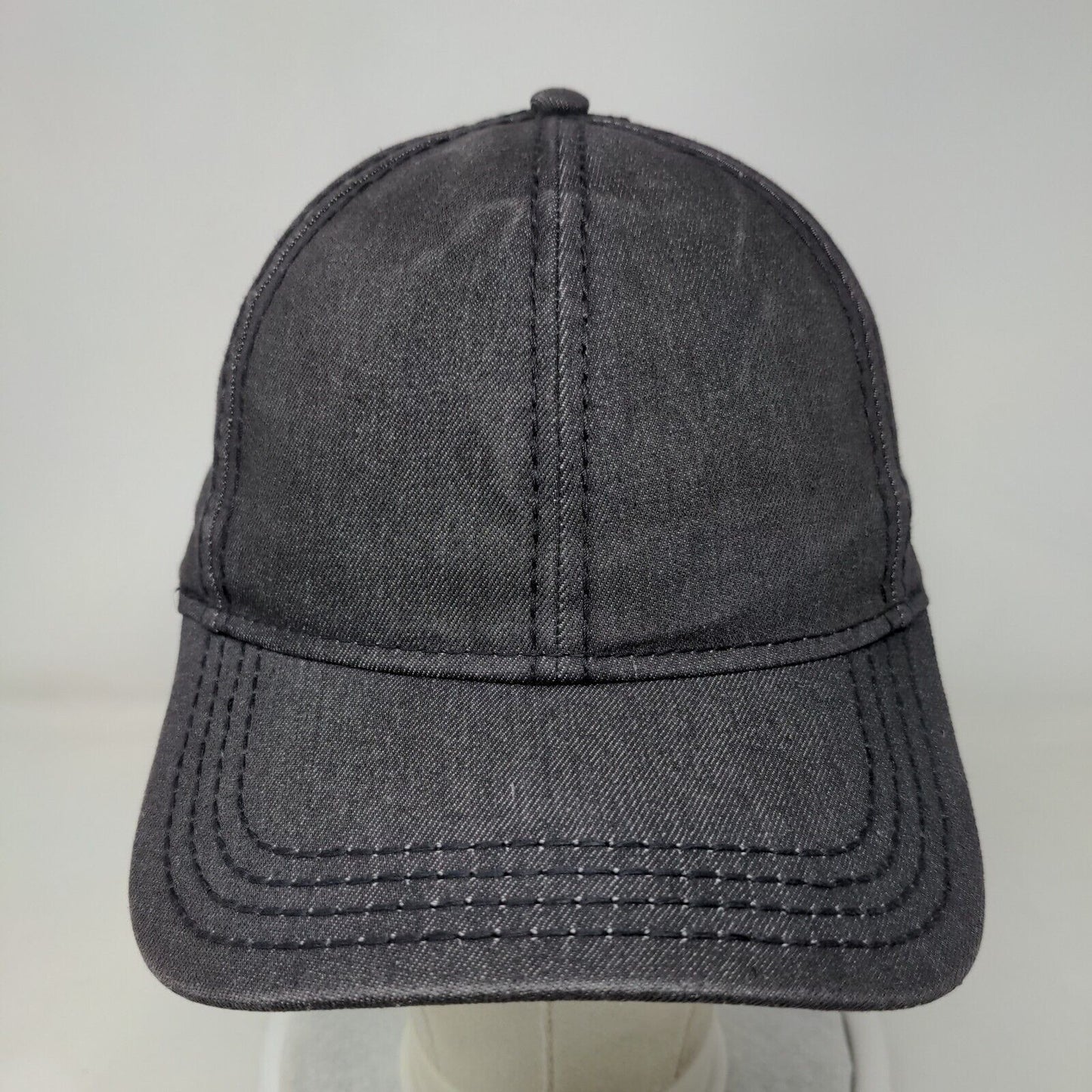 C.C Exclusives Strapback Hat Ponytail Gray One Size Adjustable Blank