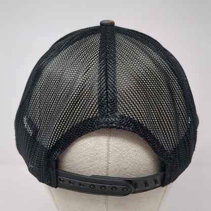Verdant North Patch Snapback Mesh Back Trucker Hat Camo One Size