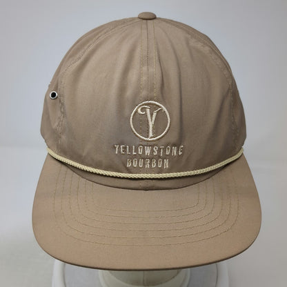 Pacific Headwear Baseball Cap Brown One Size Yellowstone Bourbon Hat Rope Metal