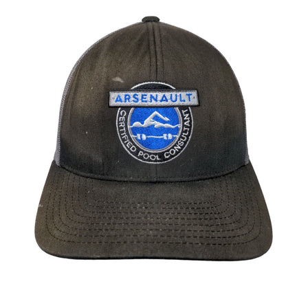 Arsenault Snapback Mesh Back Trucker Hat Multi One Size Embroidered