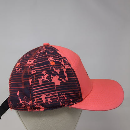 Oakley Slideback Hat Pink One Size Adjustable Vented Holes 6 Panel Polyester