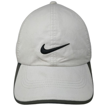 Nike Golf Baseball Cap Beige One Size Perforated 20XI Strapback Hat Swoosh Sport
