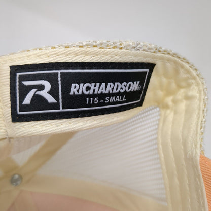 Idaho Snapback Trucker Hat Orange Small Adjustable Mesh Back Richardson