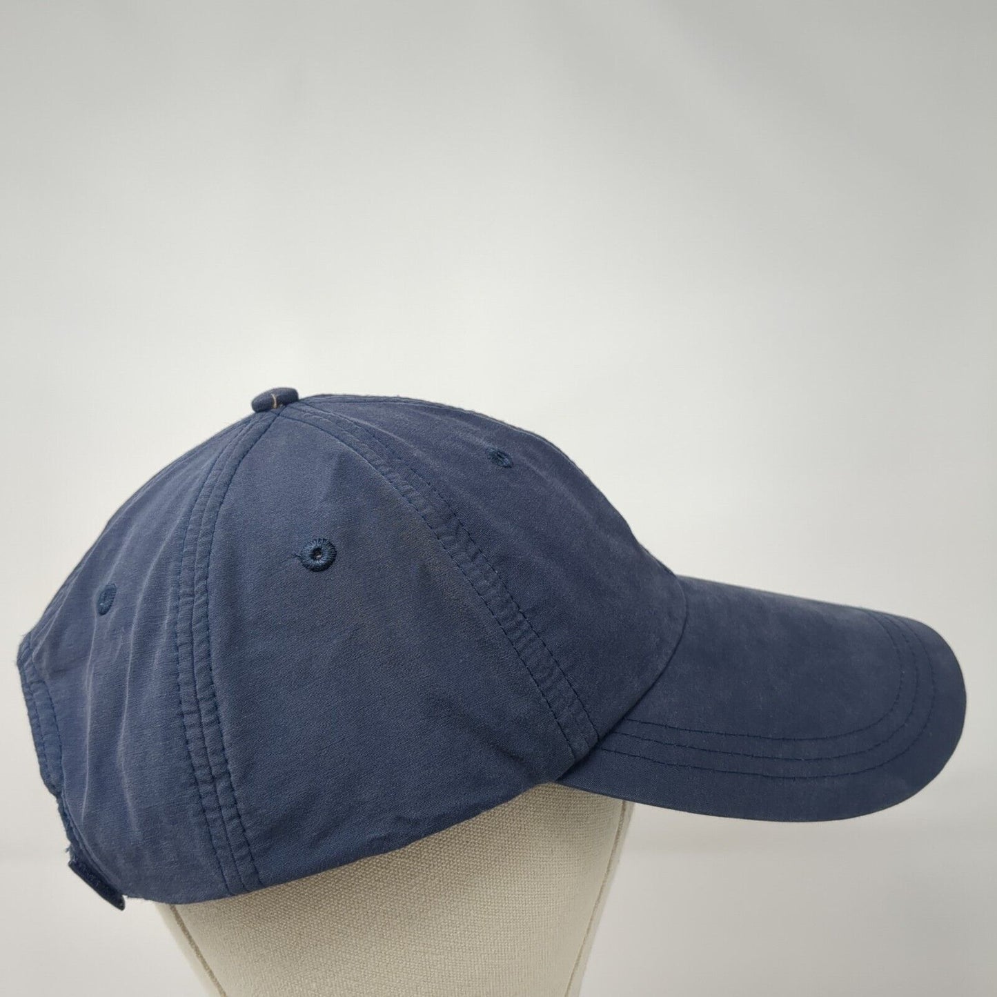 Adams Strapback Hat Blue One Size Adjustable Sunblock 50+ UPF Blank