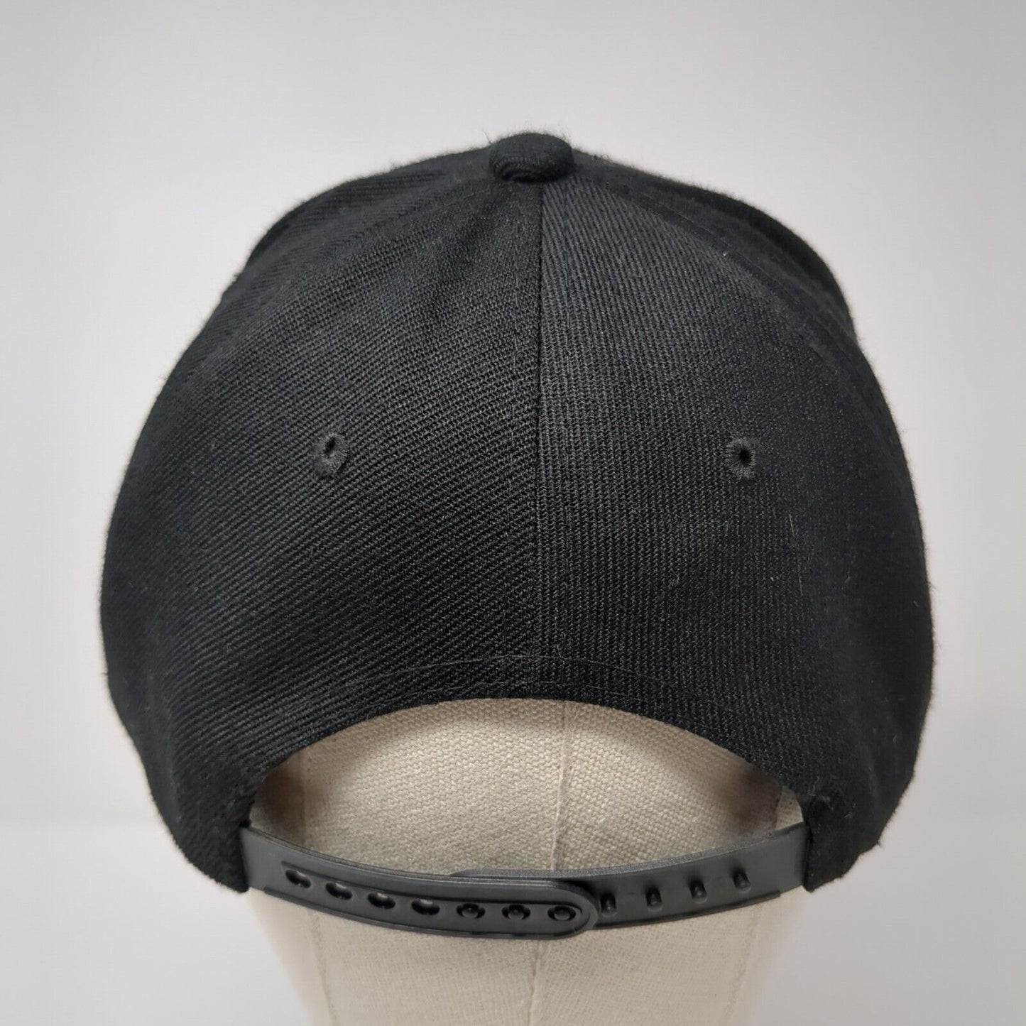 Faith Snapback Hat Black OSFA Adjustable Embroidered Patriotic 6 Panel