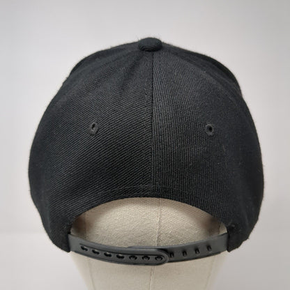 Faith Snapback Hat Black OSFA Adjustable Embroidered Patriotic 6 Panel