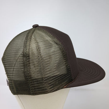 Designer Award Headwear Trucker Hat Brown One Size Narramore Trucking Mesh