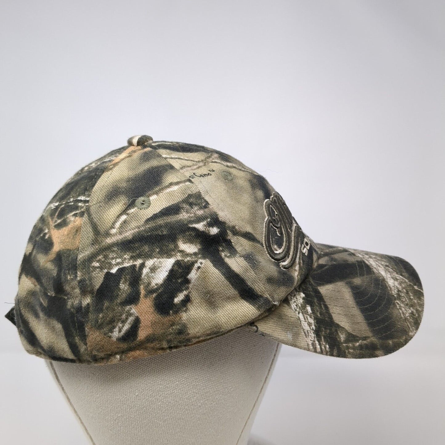 Matthews Solocam Strapback Hat Camouflage OS Adjustable Embroidered 6 Panel