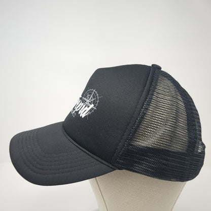 Intrepid Clothing Co. Trucker Hat Black One Size Adjustable Mesh Back Rope