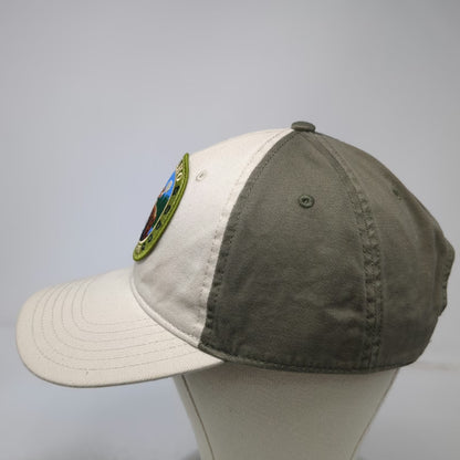 G-54 Hat Graphix Idaho Wildlife Moose Patch Gray Beige Baseball Cap One Size