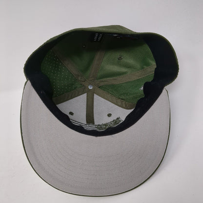 USA Flag Fitted Hat Green Medium Embroidered Patriotic The Game Pro