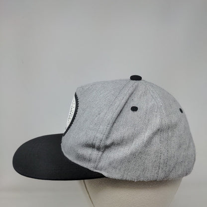 Novus Ordo Seclorum Annuit Coeptis Illuminati Strapback Hat Gray OS Adjustable