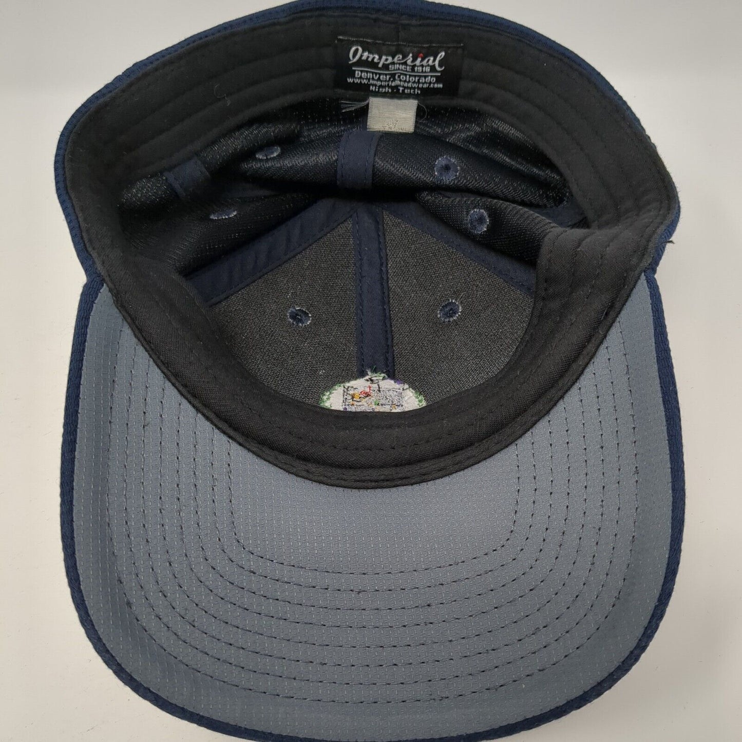Lion Crest Tom Watson Fitted Hat Blue One Size Adjustable Embroidered Imperial