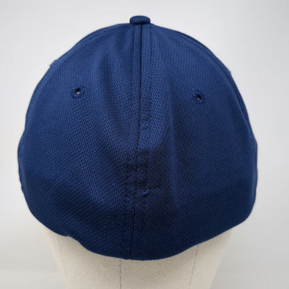 Reebok Baseball Cap Blue One Size Polyester Stretch Fit Logo Performance Hat