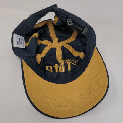 Miller Lite Strapback Hat Blue One Size Embroidered Adjustable 6 Panel