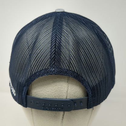 Richardson 112 Trucker Hat Gray Blue One Size Mesh Snapback Innvictis Logo