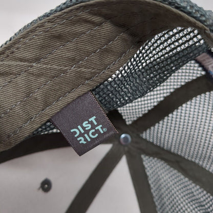 Gothic Nashville Snapback Trucker Hat Multicolor One Size Mesh Back District