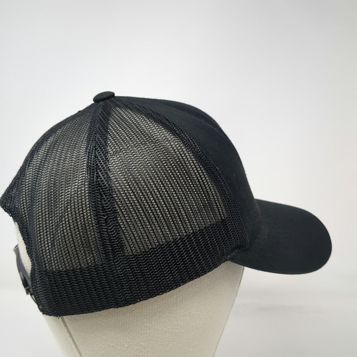 Hurley Trucker Hat Black OSFM Snapback Mesh Born From Water Surfing Beach Hat