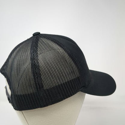 Hurley Trucker Hat Black OSFM Snapback Mesh Born From Water Surfing Beach Hat