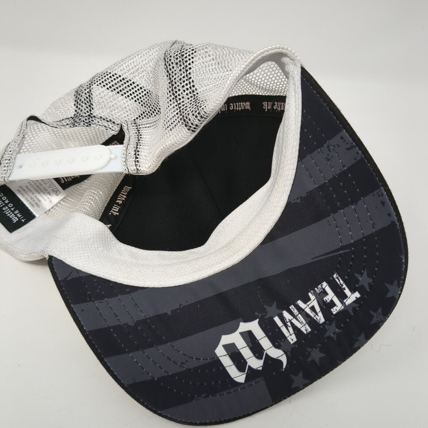 Team M Snapback Trucker Hat Multicolor OS Adjustable Patriotic Flag Mattie Ink