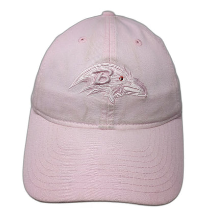 Reebok NFL Baltimore Ravens Pink One Size Cap Slideback Embroidered Cotton Hat