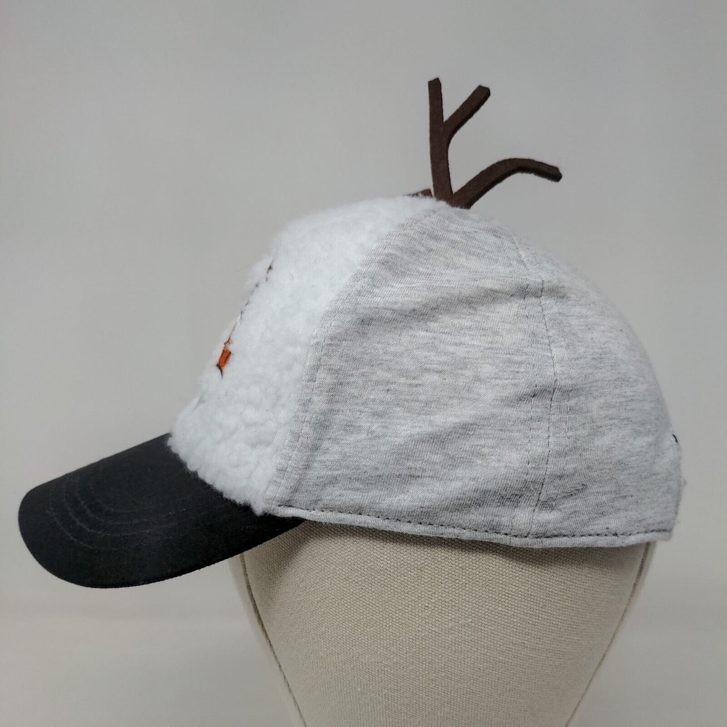 Disney Frozen II Olaf Girls Strapback Hat Multicolor OS Fuzzy Embroidered Face