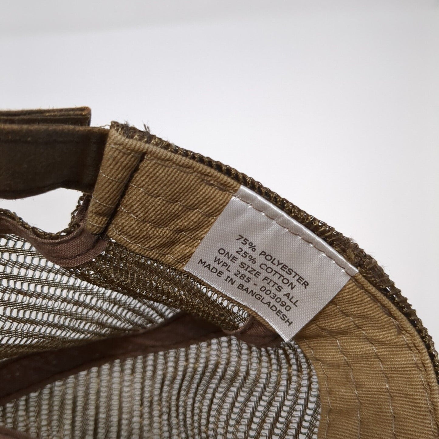 Martin Rice Co. Strapback Trucker Hat Brown One Size Mesh Back Paramount