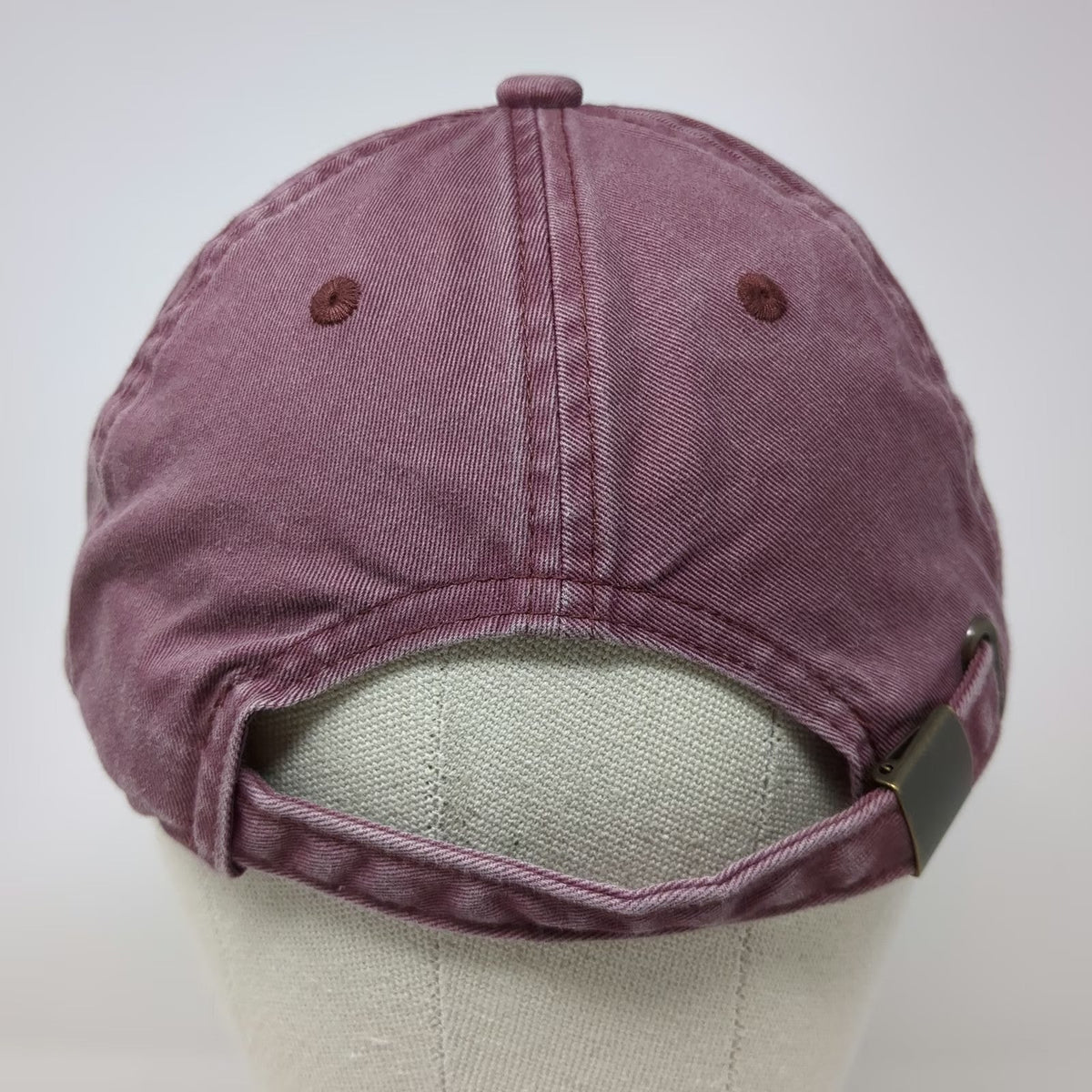 Port Authority Baseball Cap Red One Size Cotton SHP Monogram Star Adjustable Hat