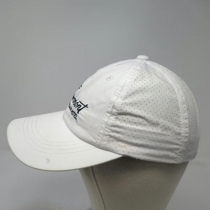 Port Authority Baseball Cap White One Size Fairmont El San Juan Hotel Hat Black