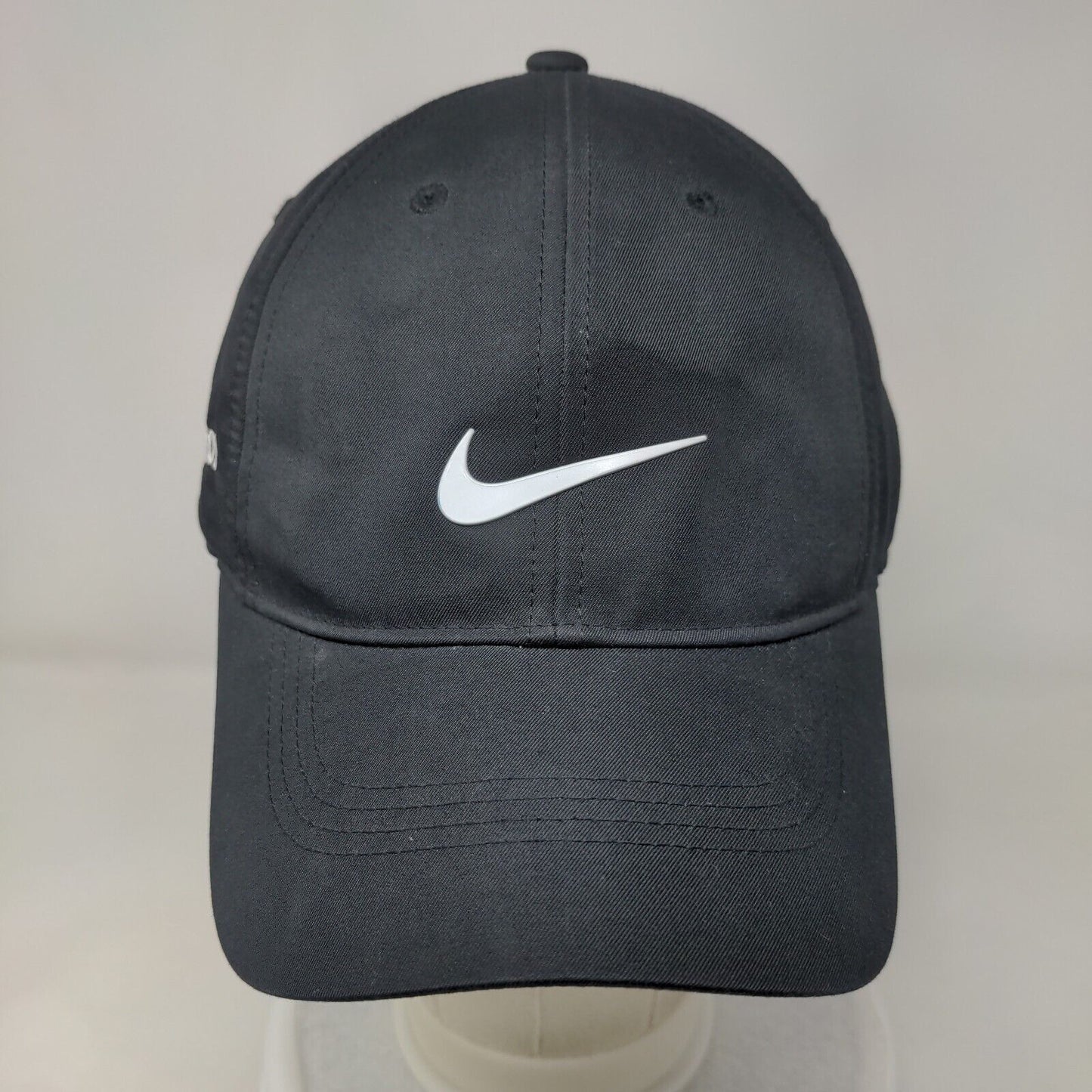Nike Swoosh Strapback Hat Black OSFM Heritage 86 Dutch Bros Boise