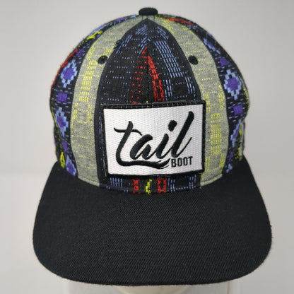 Tail Boot Patch Snapback Hat Multicolor One Size Adjustable Geometric